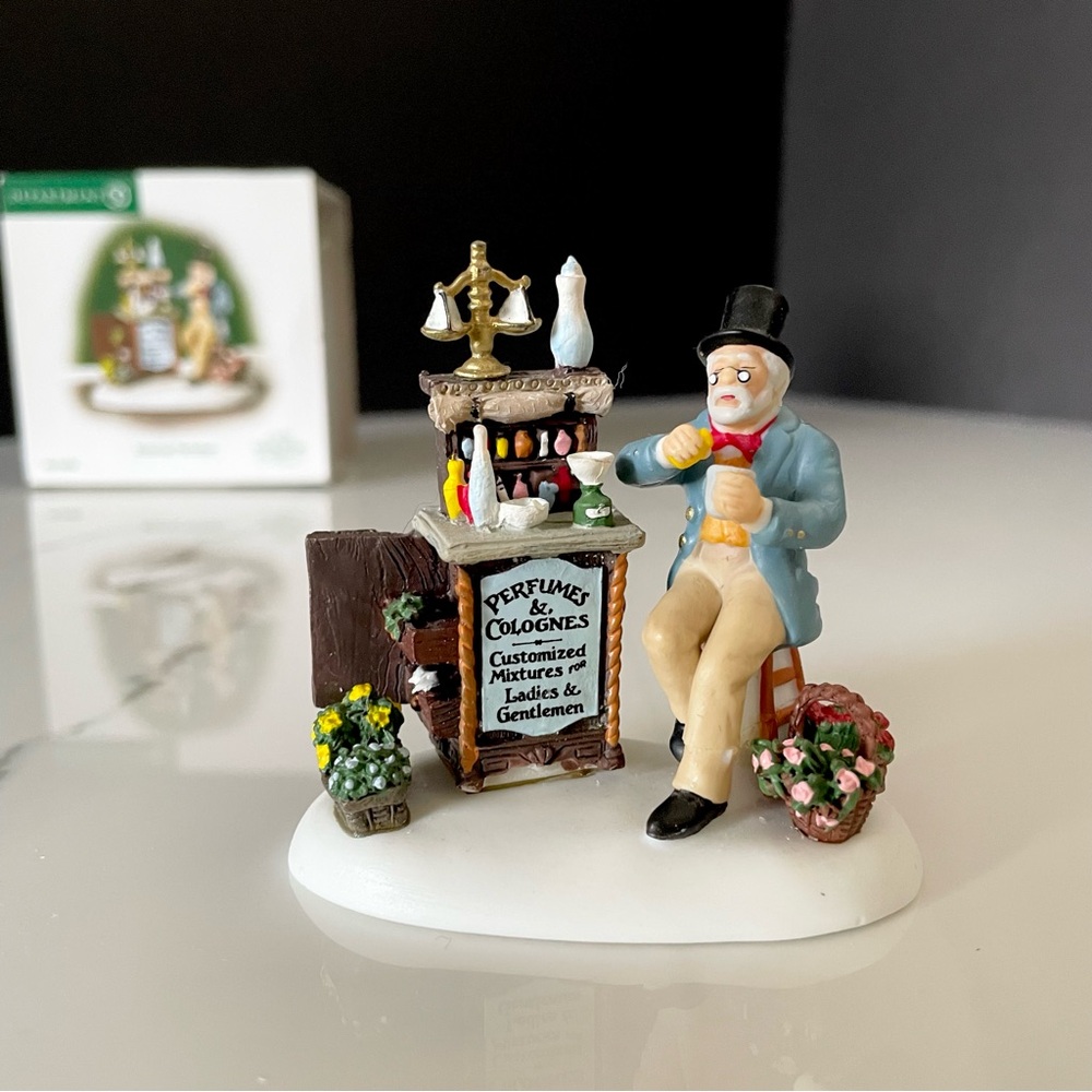 "Victorian Perfumer" Dickens Snow Village by Dept. 56